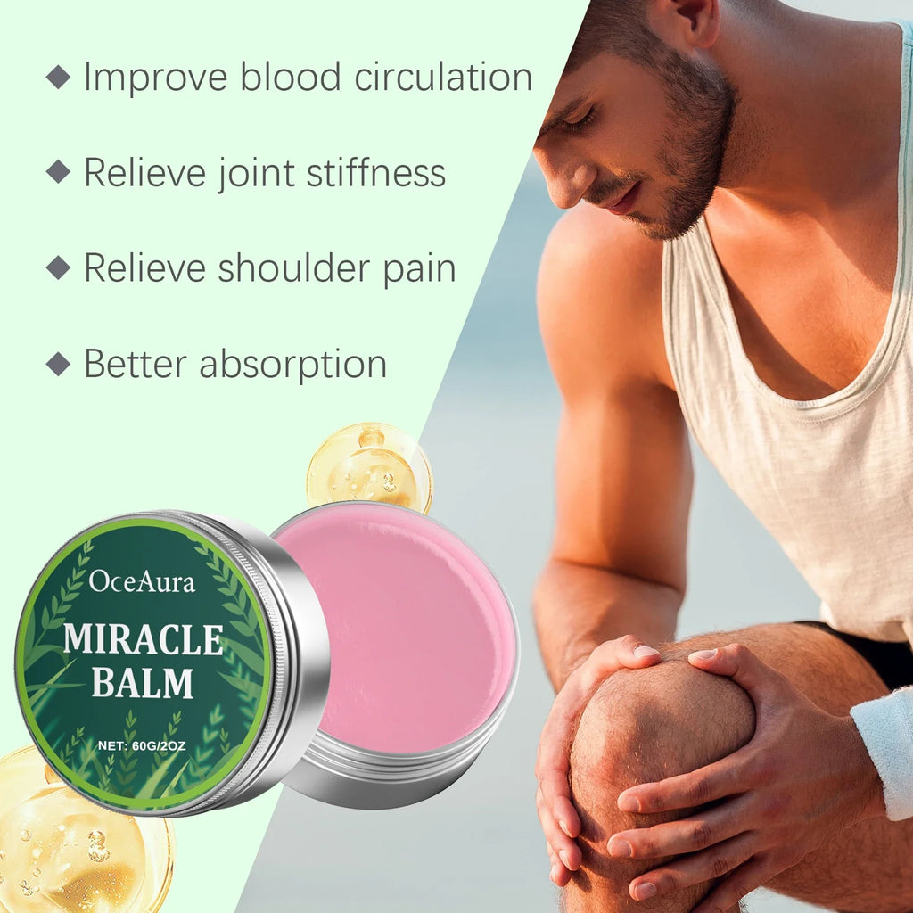OceAura Leg & Joint Soothing Cream – Moisturizing Body Balm 60g