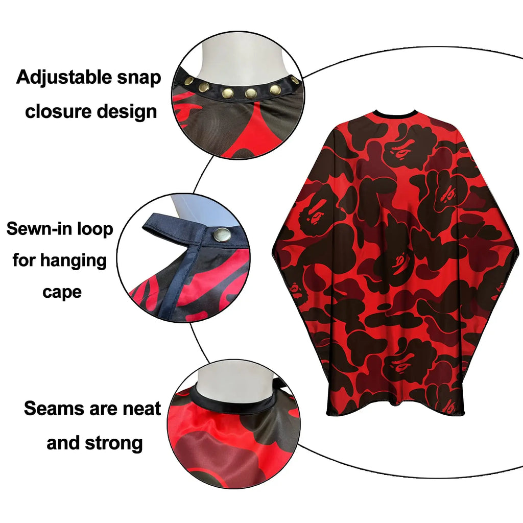 Waterproof Anti-Static Barber Cape | Hairdressing Apron Set