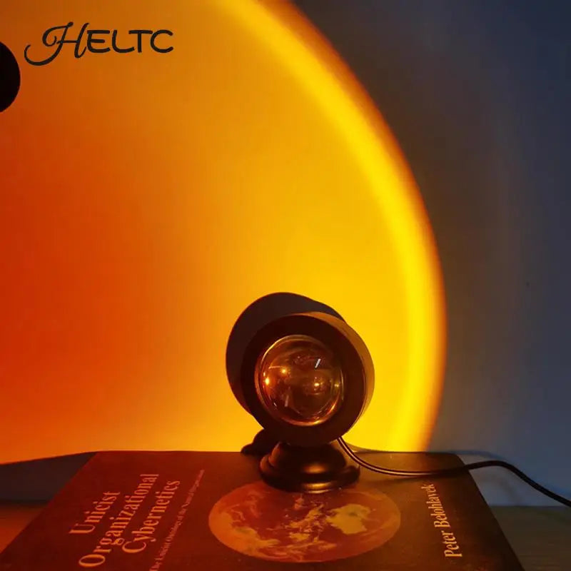 LED USB Sunset Lamp Projector | Portable Mood Night Light
