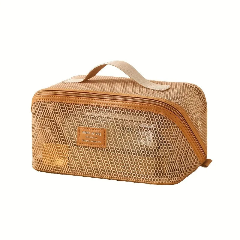 Luxury Makeup Bag Travel Women Cosmetic Organizer Pouch Zip Toiletry