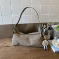 JPXB Vintage Faux Suede Underarm Shoulder Bag | Women's