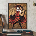 Tokisaki Kurumi Date A Live Anime Poster | HD Waterproof Wall Art