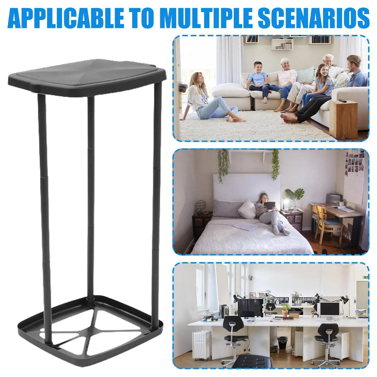 Retractable Trash Bag Holder Stand – Garden & Outdoor Use