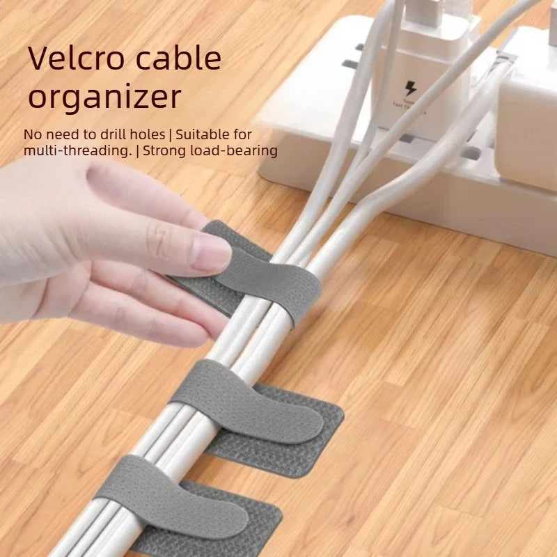 Reusable Self-Adhesive Cable Ties – 10 Pack Cord Organizer