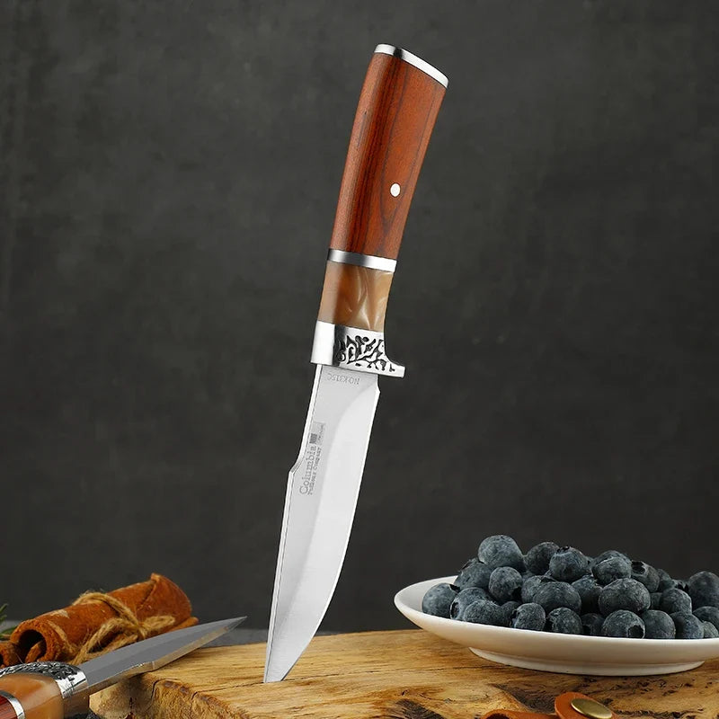 Portable Fixed Blade Stainless Steel Knife – Camping & Outdoor
