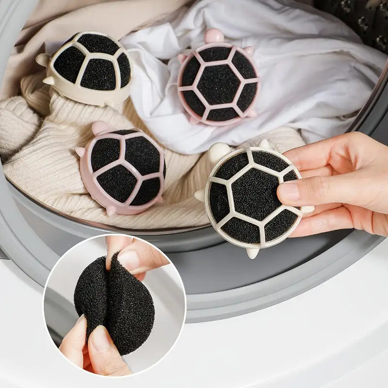 Laundry Lint Catcher Ball Reusable Replaceable Sponge Filter Pet Hair