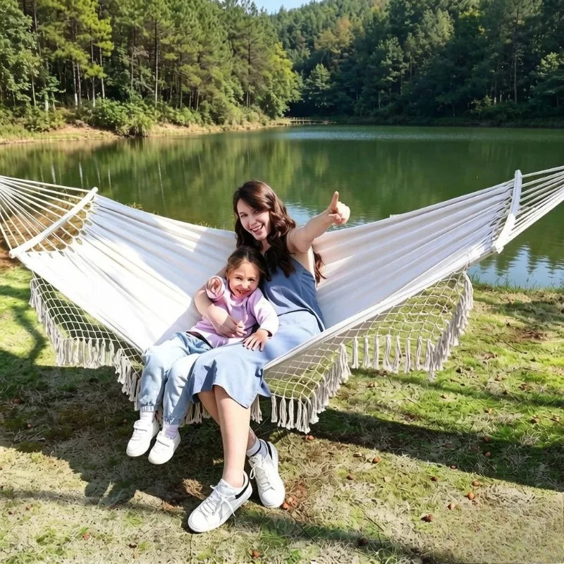 Indoor Outdoor Tent Swing Chair – Cotton Hammock Seat