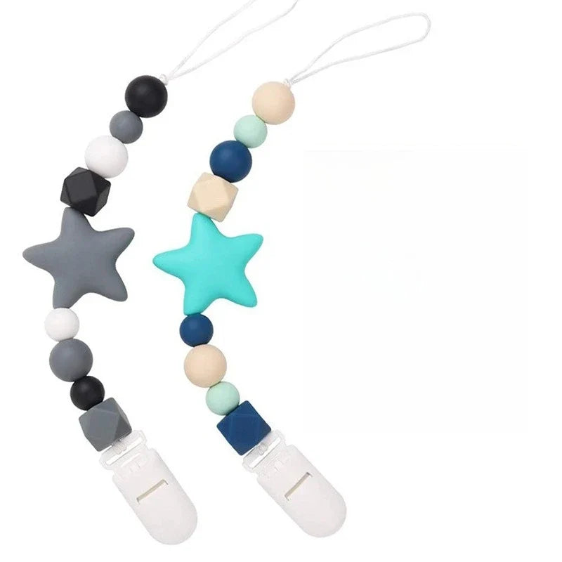 2-Pack Silicone Beaded Keychain DIY Craft Kit – Colorful Gift
