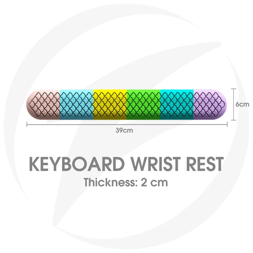 Ergonomic Silicone Wrist Rest & Mouse Pad Set | GUUGEI