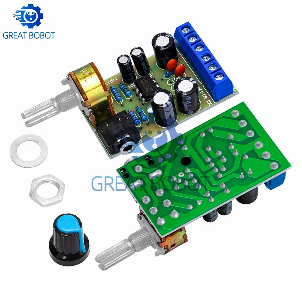 TDA2822M Stereo Audio Amplifier Board – Dual Channel AMP Module