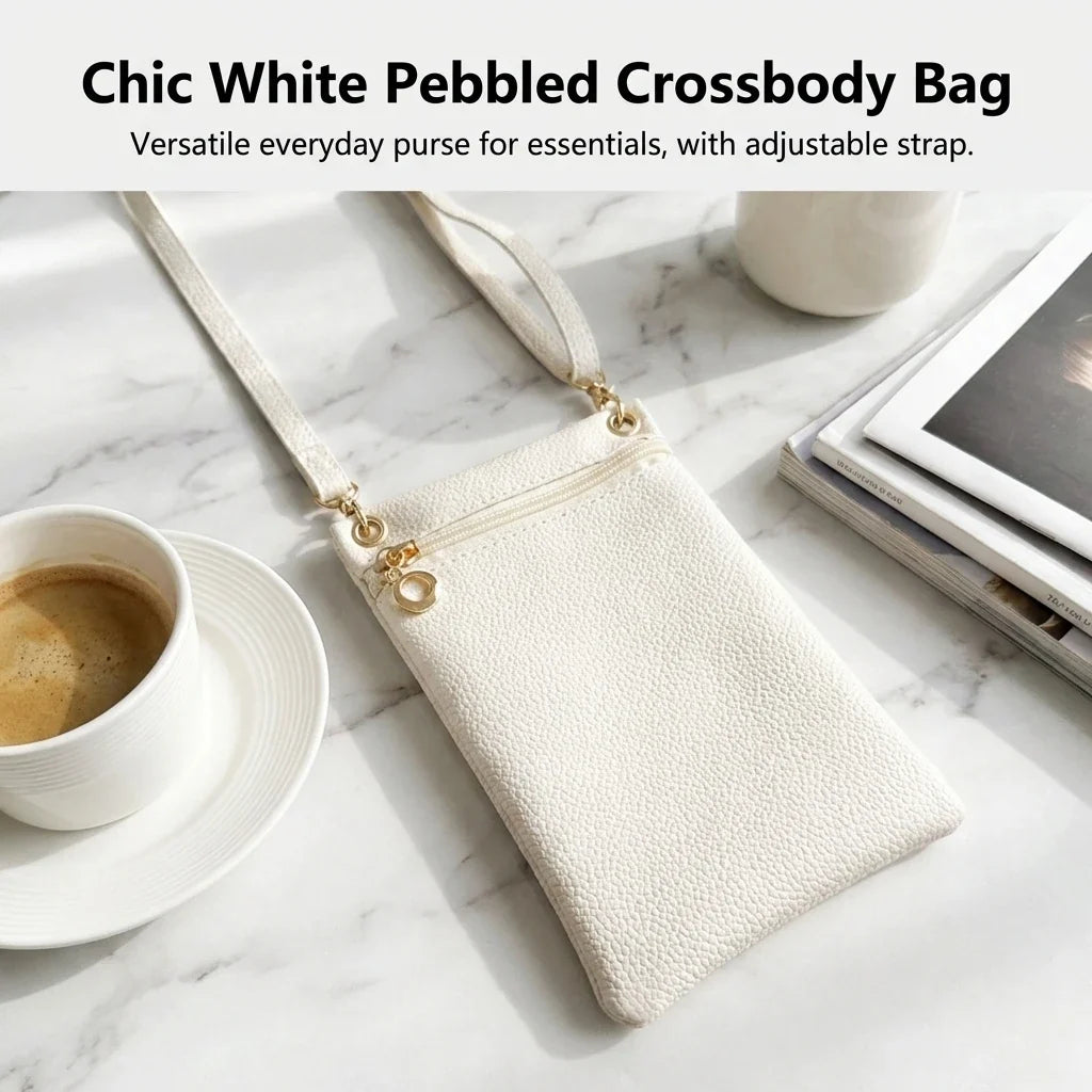 Women's Lychee Texture Crossbody Shoulder Bag | Daily Handbag