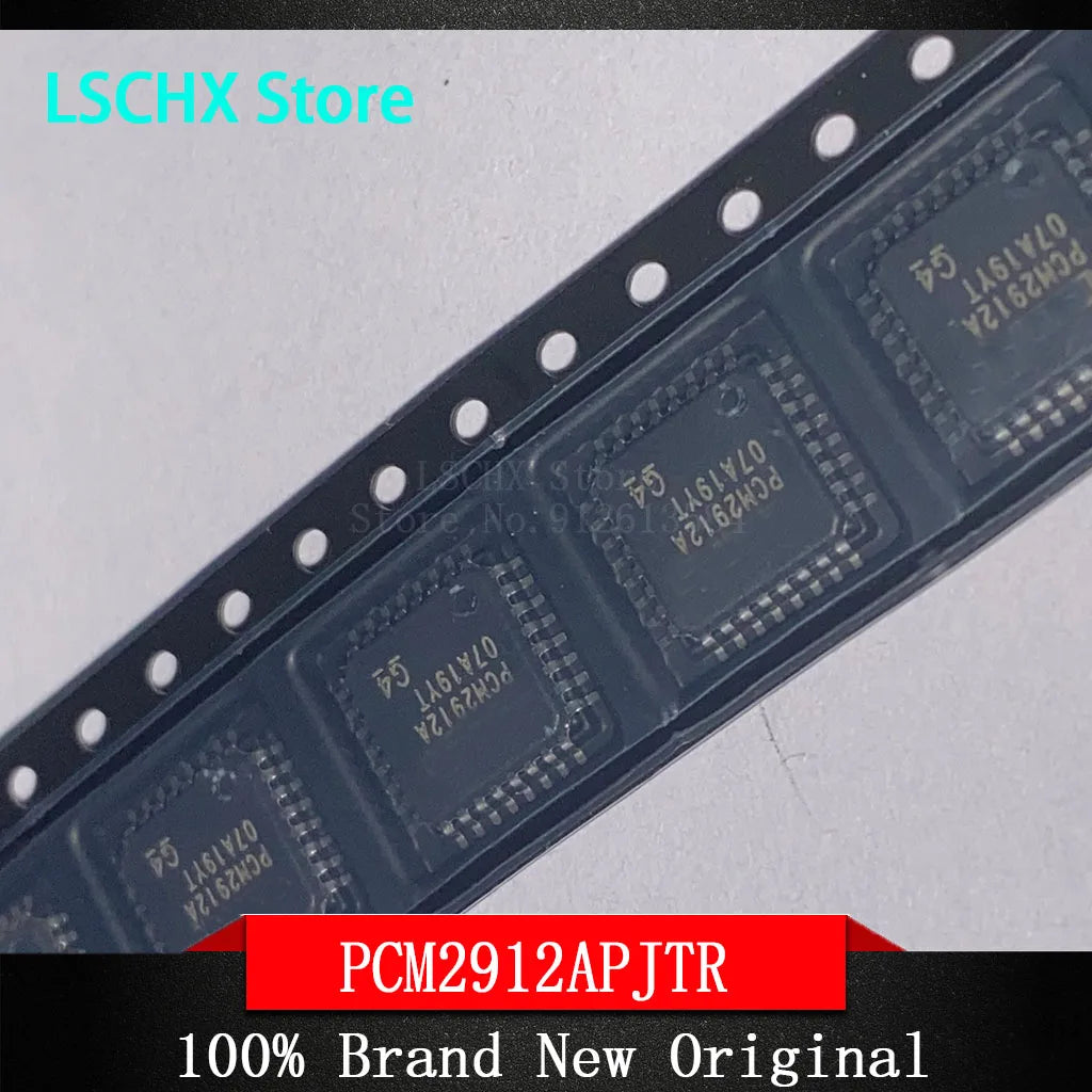 5-Pack PCM2912APJT TQFP-32 USB Audio Codec IC Chips