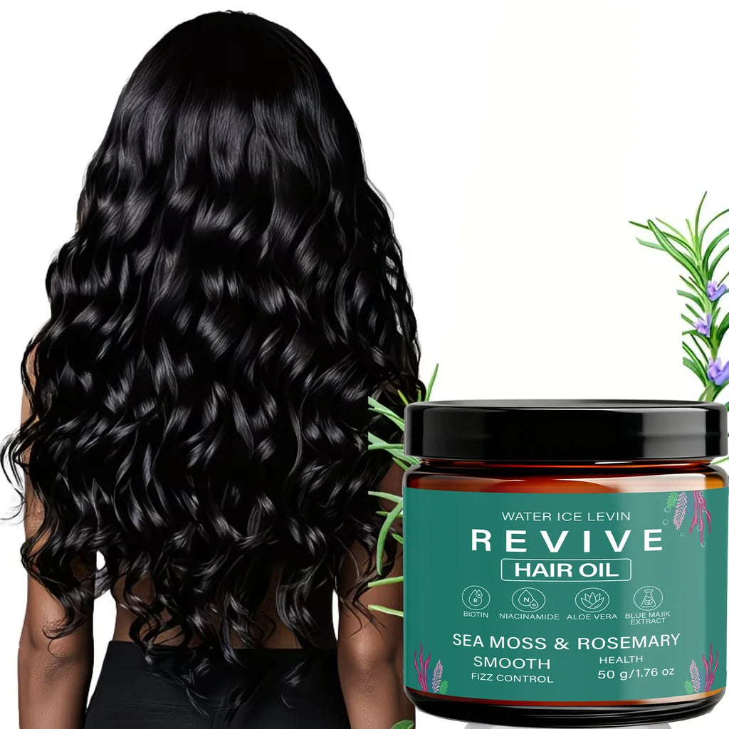 Sea Moss & Rosemary Hair Oil | Biotin, Keratin & Caffeine