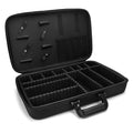 High-Capacity Barber Bag | PU Leather Salon Organizer Case