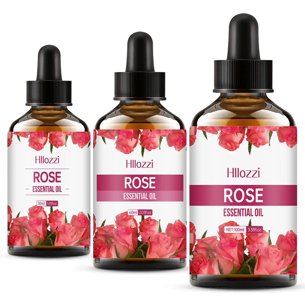 Rose Essential Oil – Aromatherapy, Massage & Moisturizer | 30–100ml