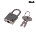 6Colors Rectangle Padlocks Mini Luggage Hardware Locks Key Lock