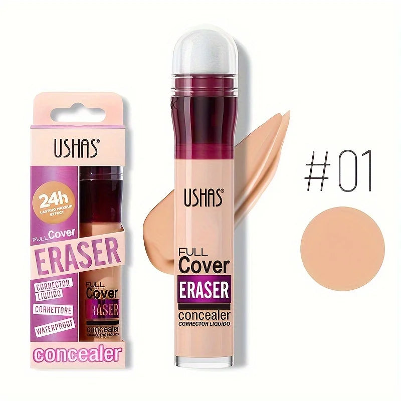 USHAS Sponge Tip Liquid Concealer – Long-Lasting, All Skin Types