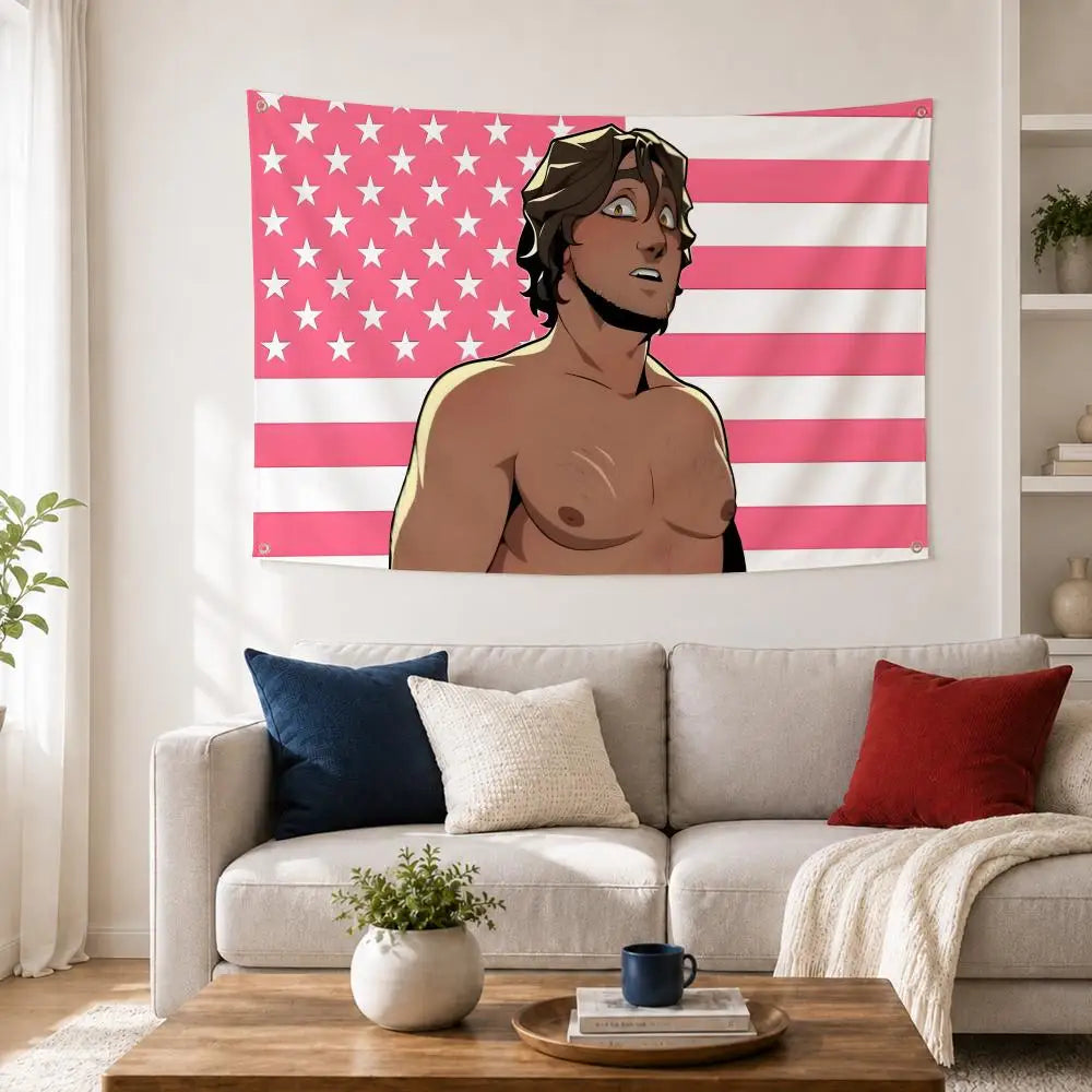 Indoor & Outdoor Decorative Flag – Wall Art Banner | 6 Sizes