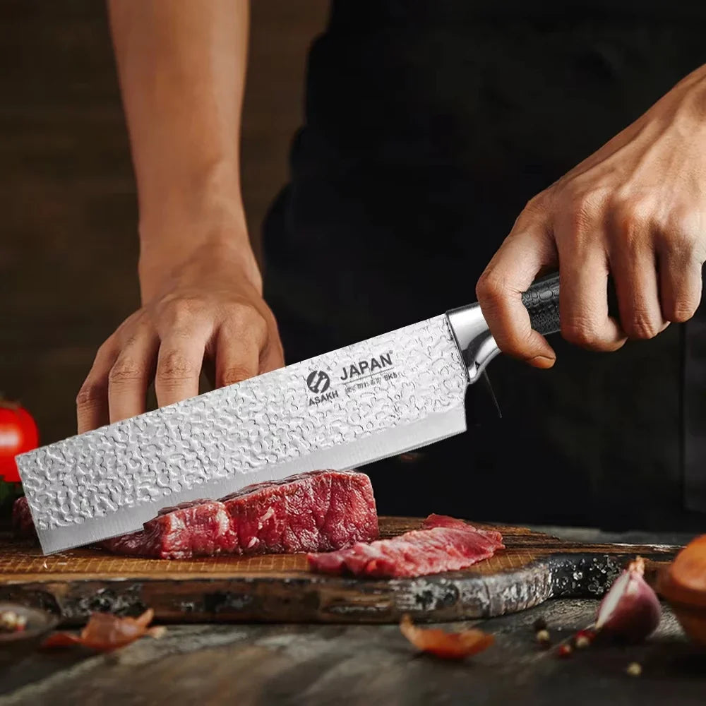 Japanese-Style Forged Stainless Steel Chef Knife | 18.7cm