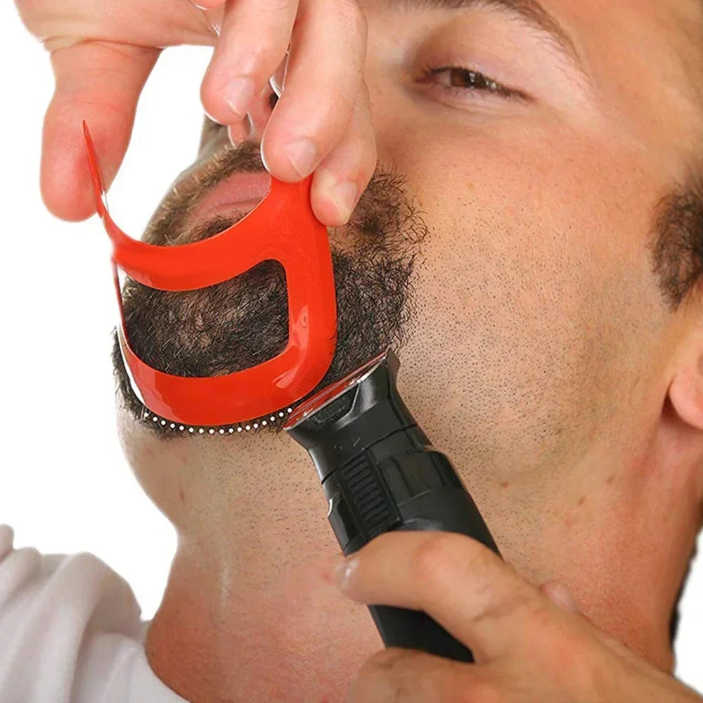 Beard Shaping Tool – Goatee Neckline Hairline Template Kit