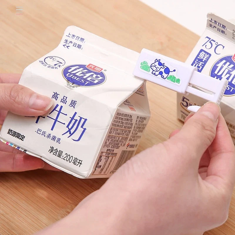 Telescopic Plastic Bag Sealing Clips for Milk & Food Storage