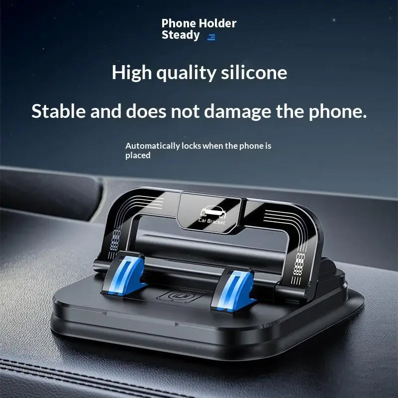 360° Car Phone Holder with Parking Number Plate Mount