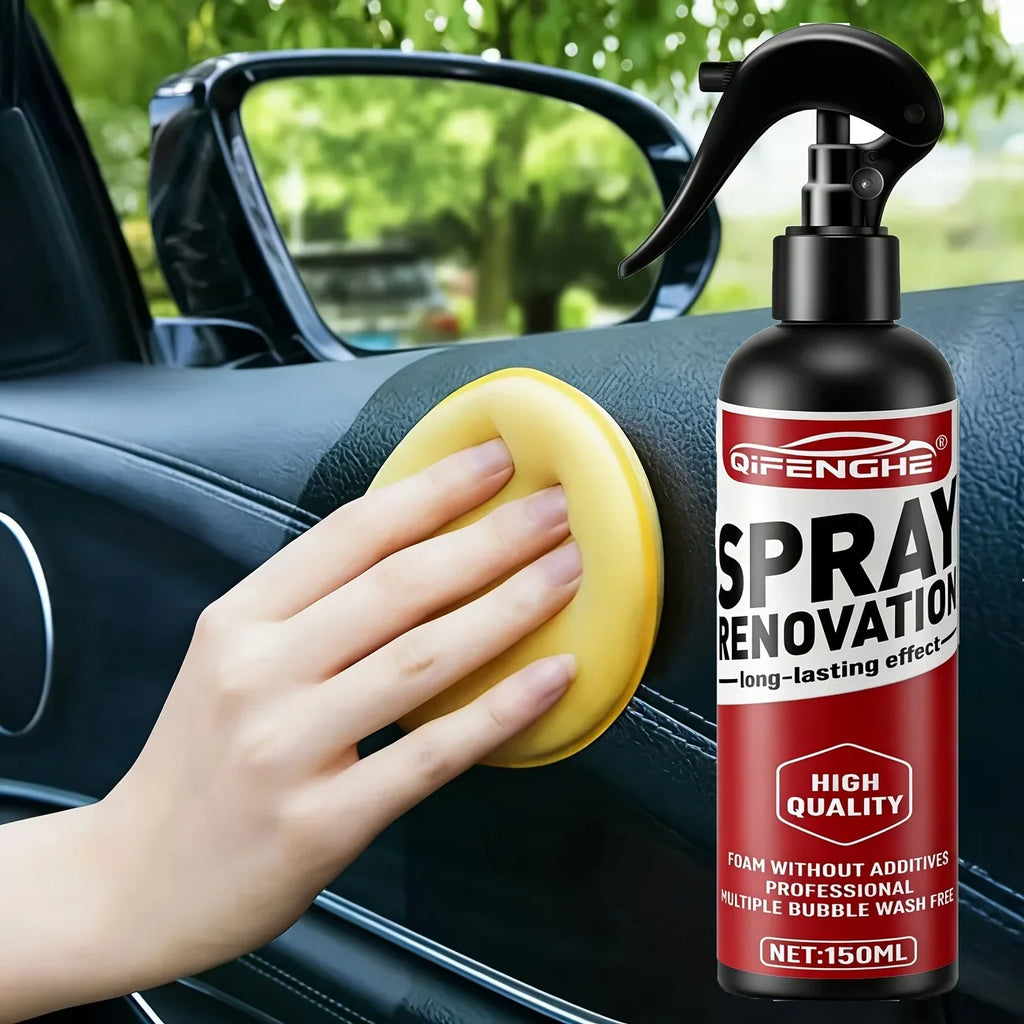 Wash-Free Foam Car Cleaner Spray – Interior & Exterior Restore