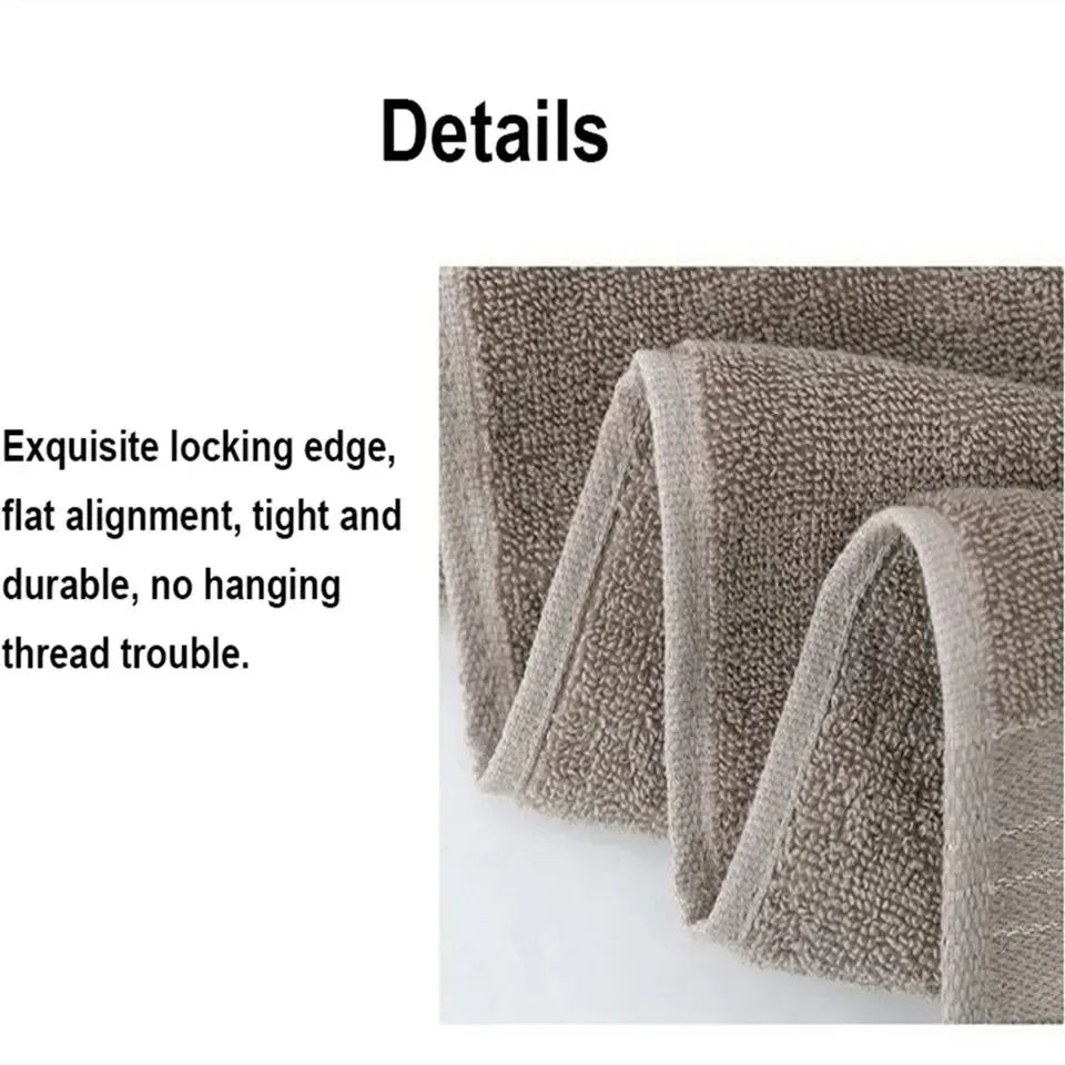 100% Cotton Embroidered Face Towels – Soft & Absorbent 2-Pack