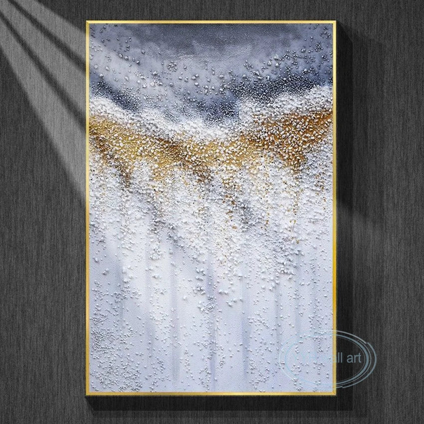 Abstract Acrylic Canvas Wall Art | 100% Handmade Unframed Painting