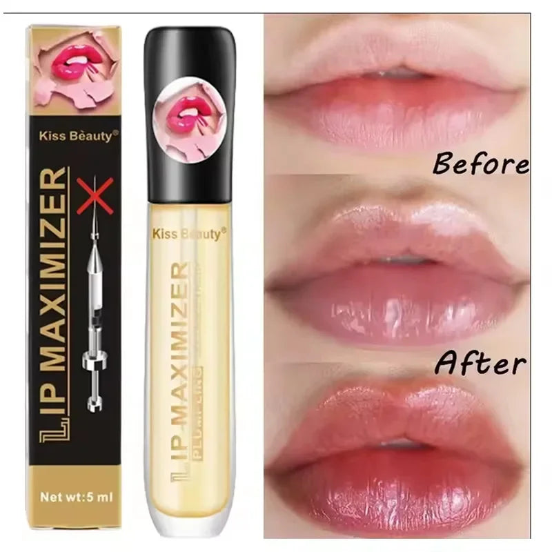 LAIKOU Lip Plumper Serum & Gloss – Moisturizing Lip Oil