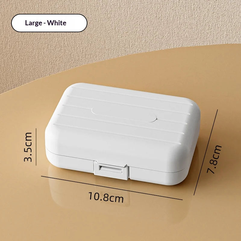 7-Day Weekly Pill Organizer – Compact Lockable Medicine Case