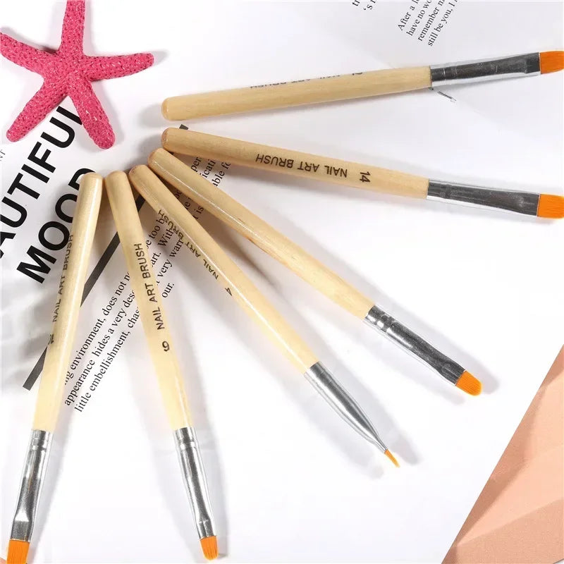 Nail Art Liner Brush – Thin Stripe & French Tip UV Gel Tool
