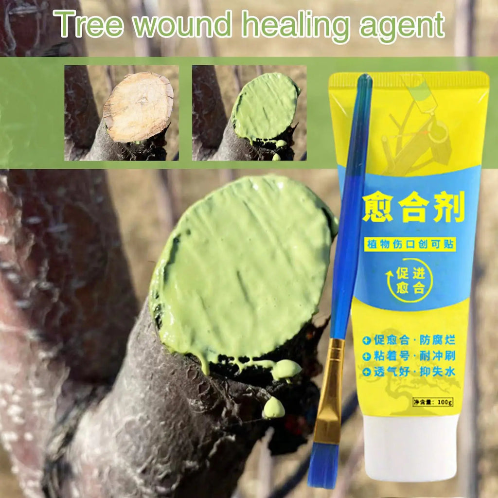 Tree Pruning Sealer & Grafting Compound with Brush – 100g