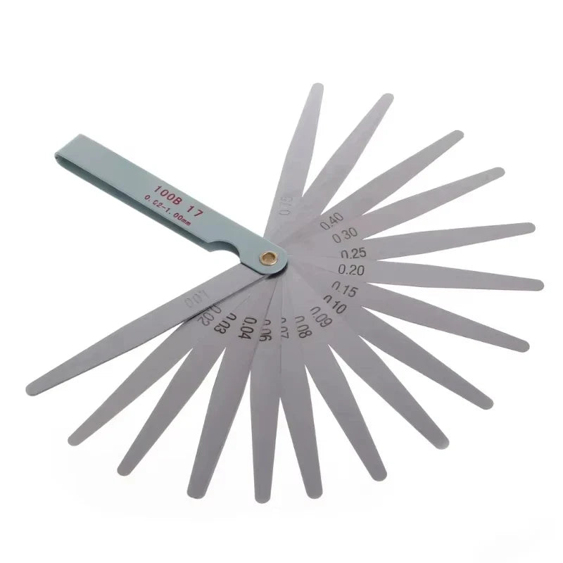 Professional 17 Blades Feeler Gauge Metric Gap Filler 0 02 Gage