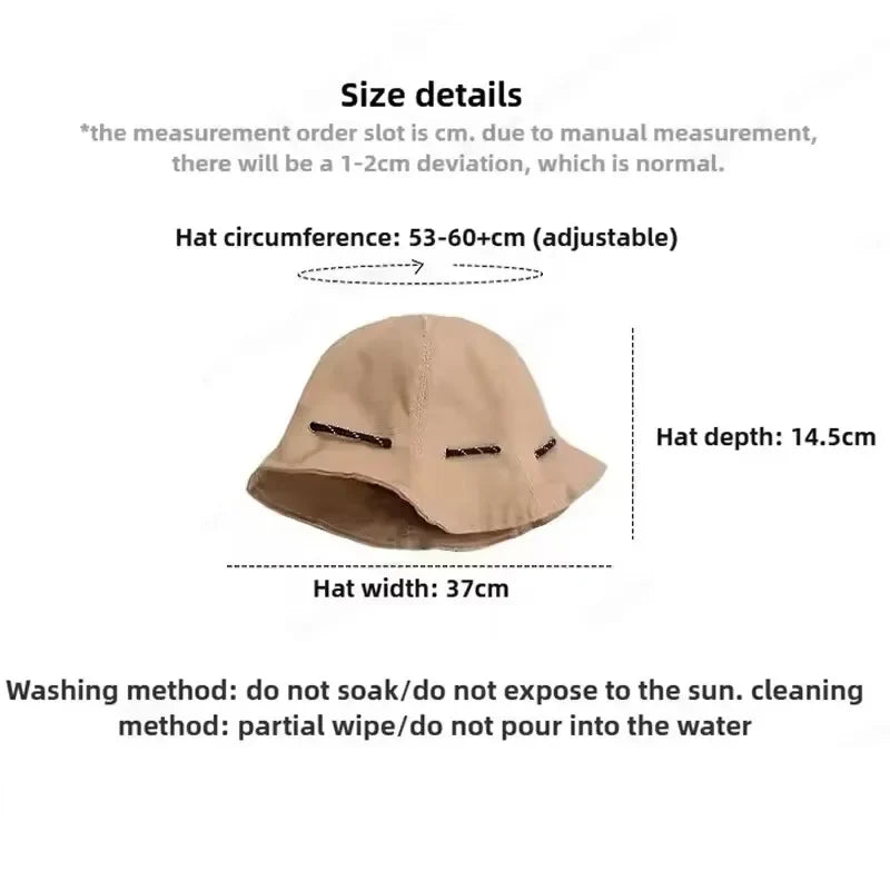 Women's Reversible Bucket Hat – Packable Wide Brim Sun Cap