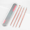 Stainless Steel Blackhead Extractor Tool Set – 4 Piece Kit