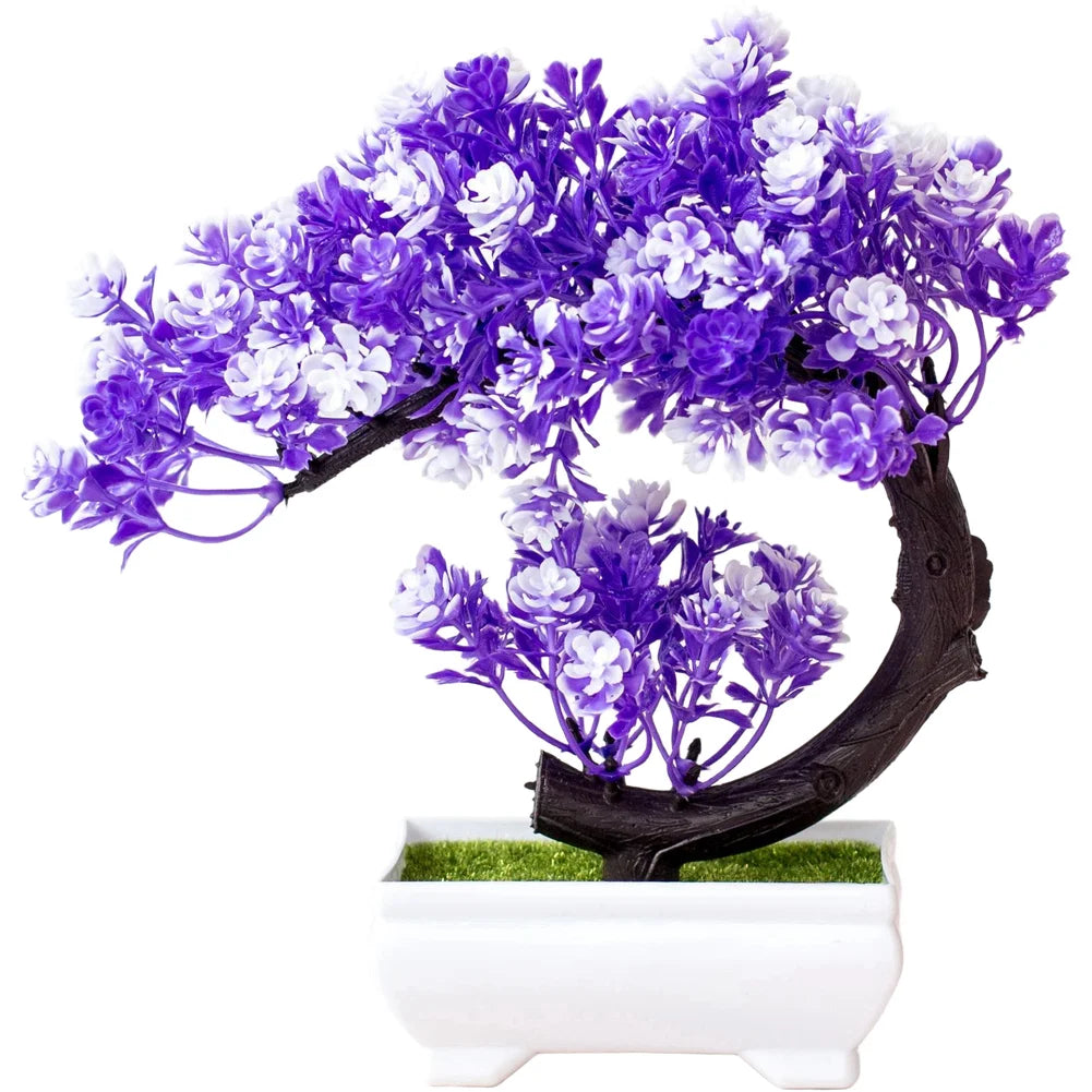 Artificial Bonsai Silk Flower Pot – Home & Wedding Table Decor