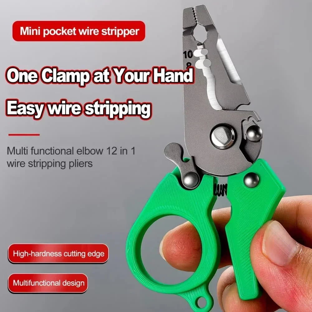 Automatic Wire Stripper, Cutter & Crimper Tool – Aluminum