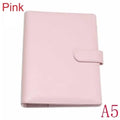 Vintage Refillable Notebook File Folder Notepad Cover Leather Ring