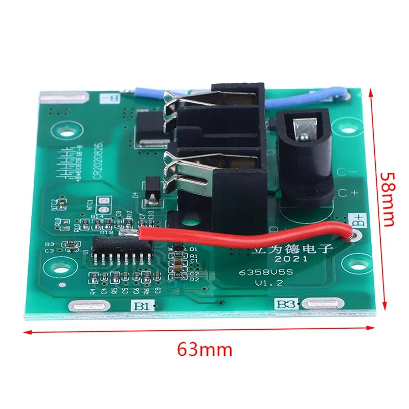 5S BMS 21V 20A Li-Ion Battery Protection Board for Power Tools