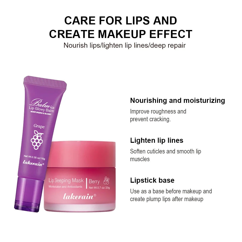 ibcccndc Moisturizing Lip Care Kit – Balm & Sleeping Mask