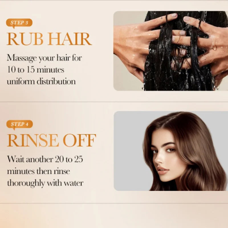 ROUSHUN Black Hair Dye Shampoo 420ml – Ginseng & Ginger 3-in-1