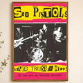 Sex Pistols Waterproof PVC Wall Poster – Peel & Stick HD Art