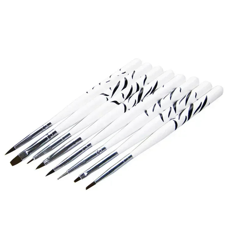 7PCS Nail Art Brush Kit – Dotting Pen Set with Storage Box