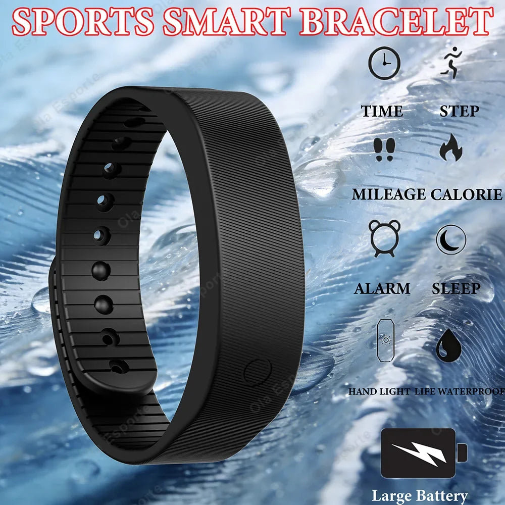 LED Fitness Tracker Bracelet | Pedometer, Alarm & Sleep Monitor