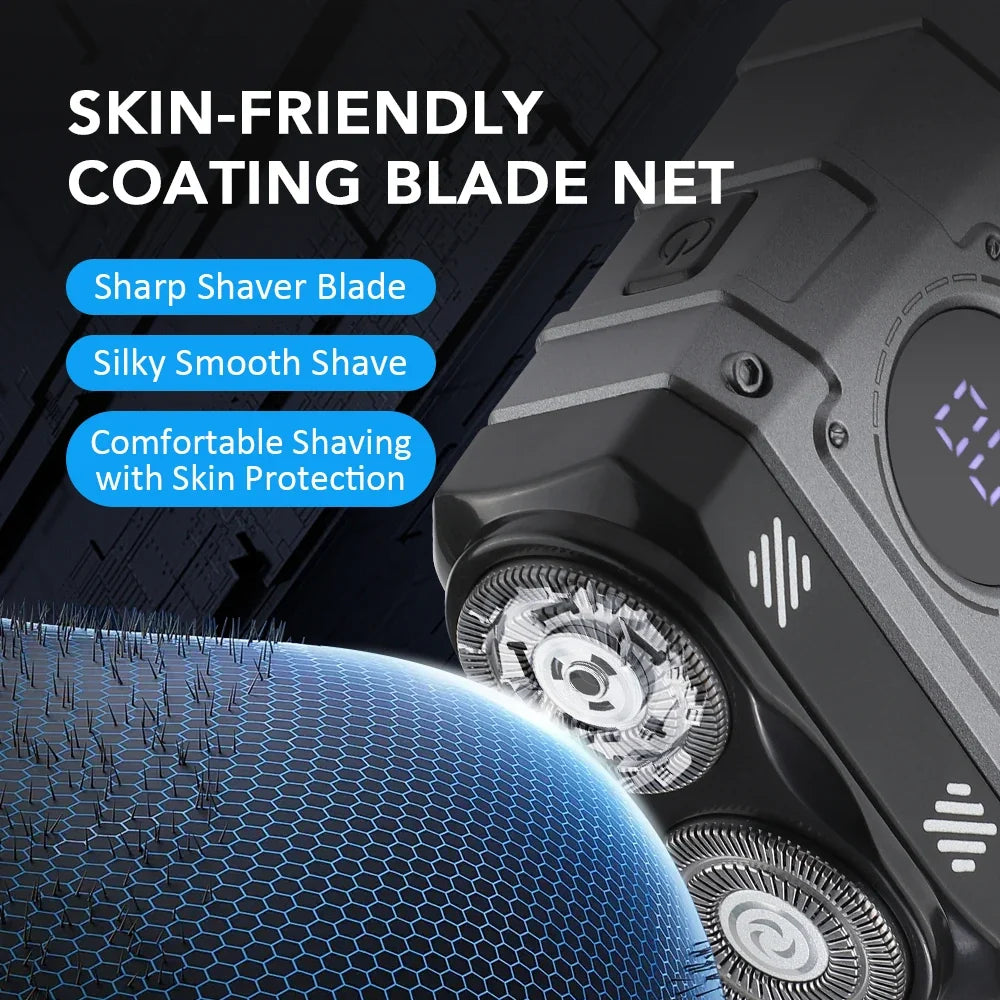 AFDEAL Mini Electric Shaver for Men – USB Rechargeable Travel Razor