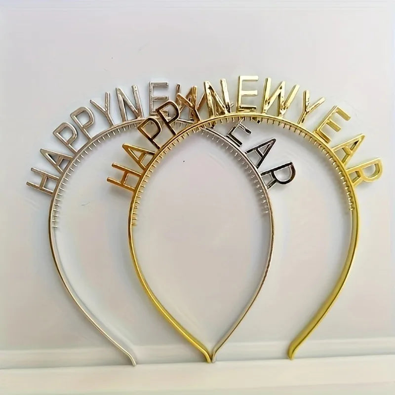 Happy New Year Headbands – Festive Party Accessories for Women