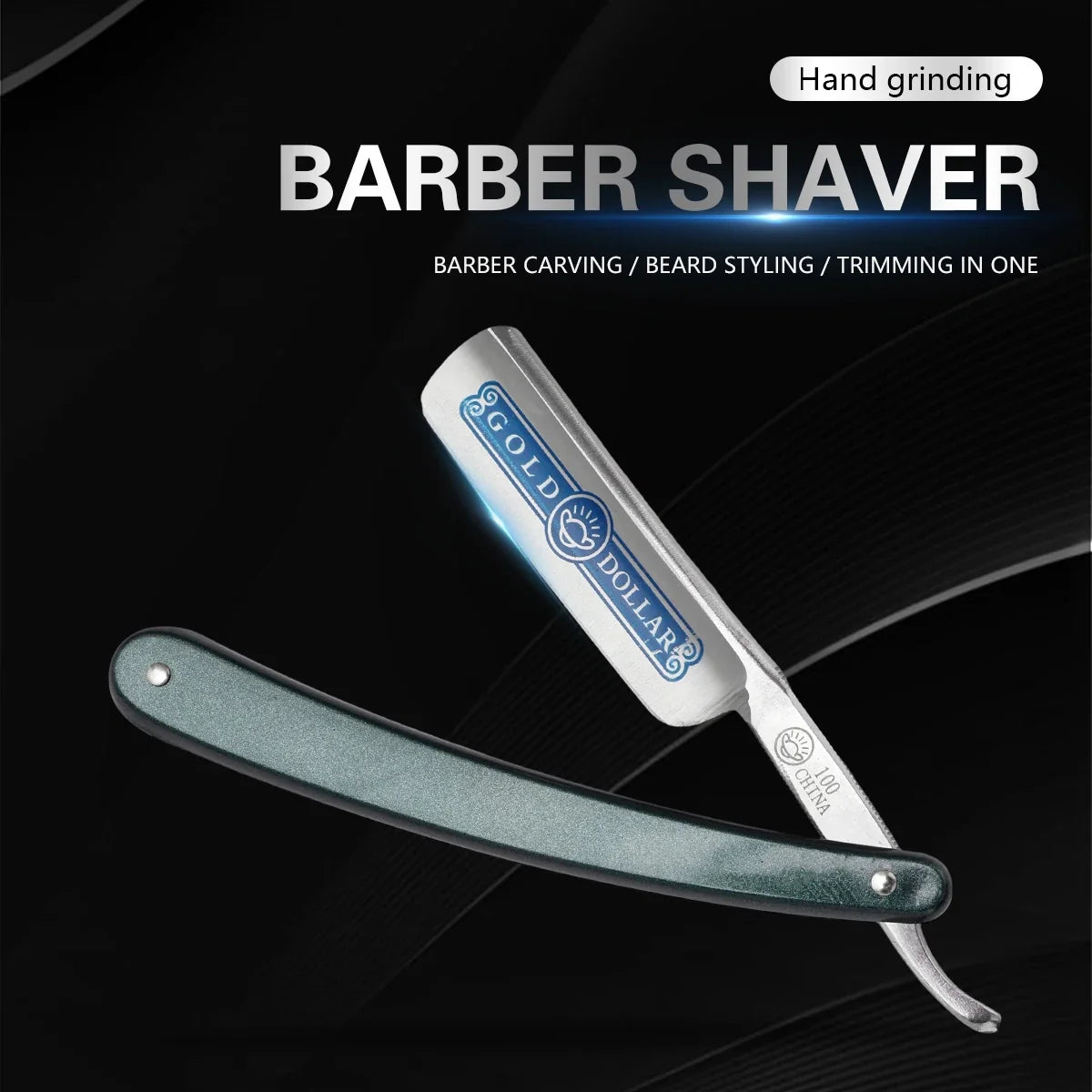 Professional Folding Straight Razor – Stainless Steel Barber Knife