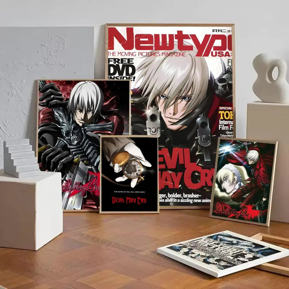 Devil May Cry Wall Poster Sticker – HD Gaming Room Decal