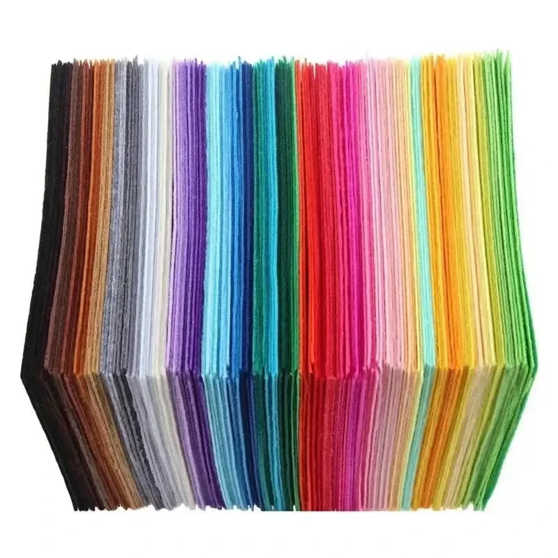 40-Pack Assorted Felt Fabric Sheets | DIY Craft Squares